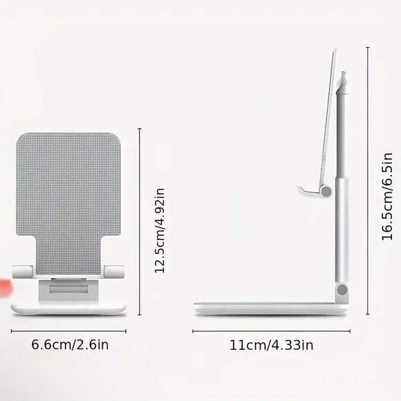 Universal Adjustable Phone Stand Ergonomic- Black or White - Picture 5 of 10